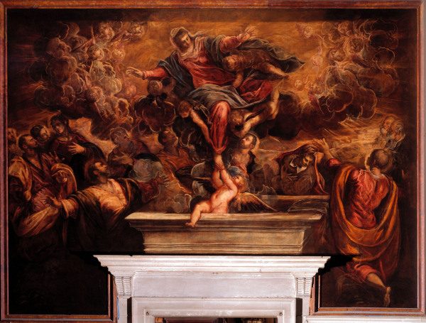 Assumption of Virgin / Tintoretto od Jacopo Robusti Tintoretto
