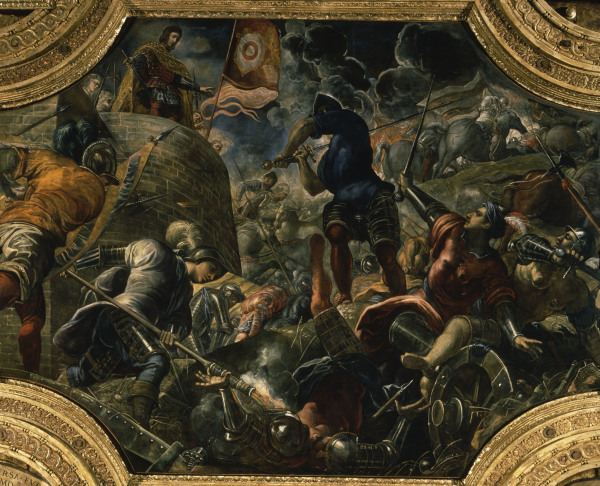 Defence of Brescia 1438 / Tintoretto od Jacopo Robusti Tintoretto