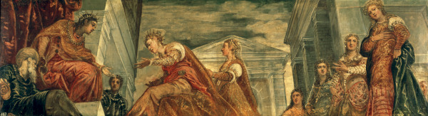 J.Tintoretto, Queen of Sheba od Jacopo Robusti Tintoretto