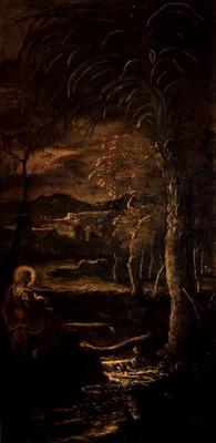 St. Mary of Egypt in the Wilderness od Jacopo Robusti Tintoretto