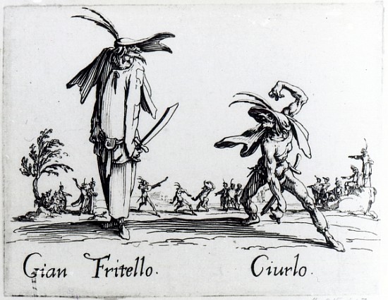 I Balli de Spessanei, or Le Grande Chasse, c.1622 od Jacques Callot
