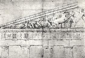 Study of a pediment from the Parthenon