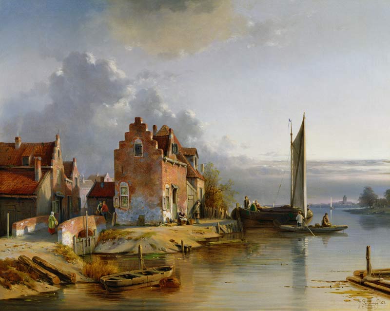 Belgian Riverside od Jacques François Carabain