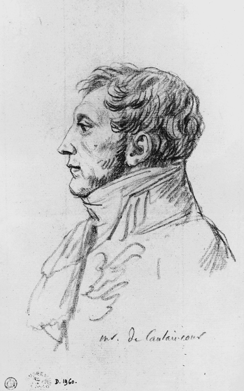 Portrait of Armand Augustin Louis. Marquis de Caulaincourt (1772-1827) od Jacques Louis David