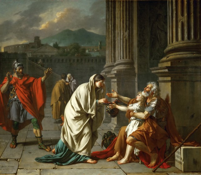 Belisarius Begging for Alms od Jacques Louis David