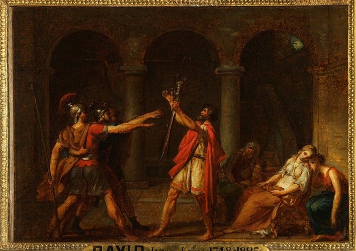 The Oath of the Horatii (Study) od Jacques Louis David