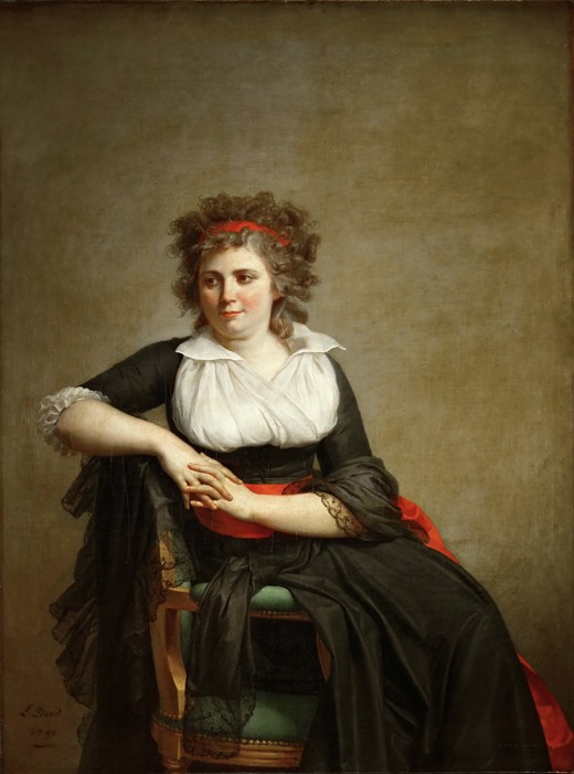 Robertine Tourteau, Marquise d'Orvilliers (1772-1862) od Jacques Louis David