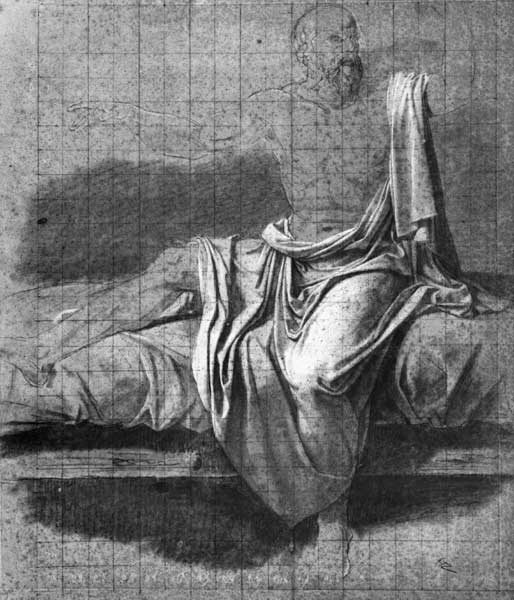 Study for the Death of Socrates od Jacques Louis David