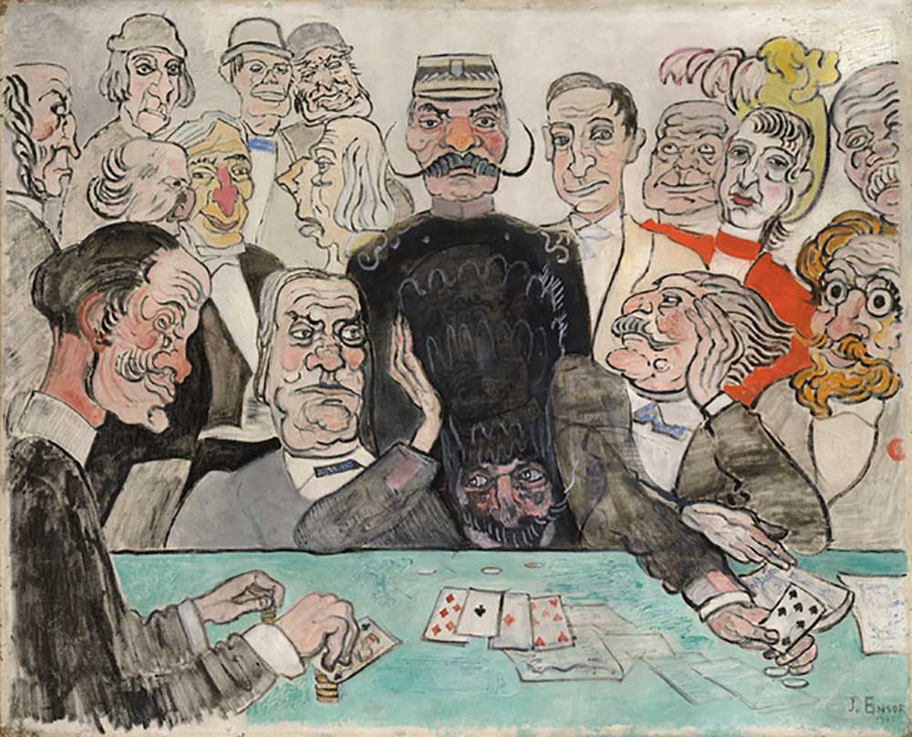 The Gamblers; Les Joueurs, 1902 od James Ensor