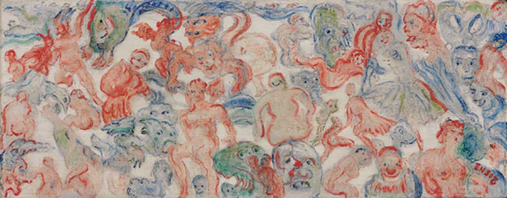 Monstres Entrelaces Decousus, Entrelardes (A), 1938 od James Ensor