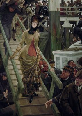 J.Tissot, Embarkation in Calais