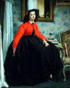 Portrait of Mlle. L.L. (Young Lady in a Red Jacket)