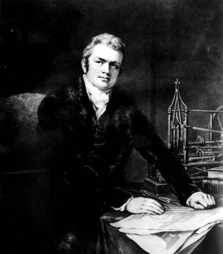 Sir Marc Isambard Brunel (1769-1849) 1812-13  (b&w photo) od James Northcote