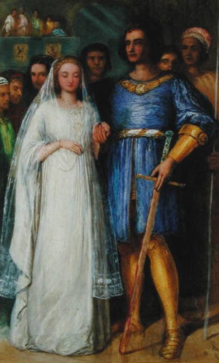 The Knight's Bridal od James Smetham