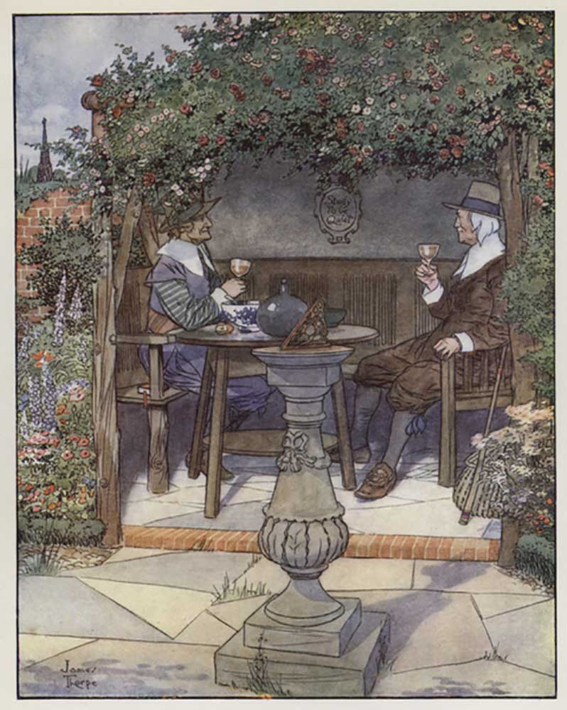 Illustration for The Compleat Angler by Izaak Walton od James Thorpe