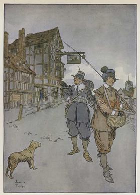 Illustration for The Compleat Angler by Izaak Walton