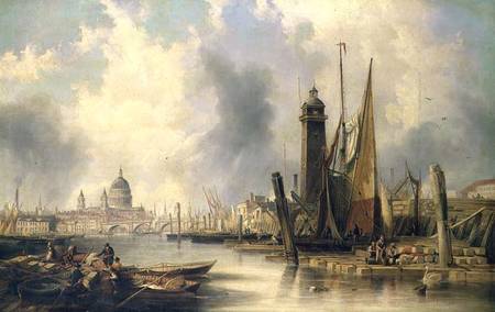 View of London with St. Paul's od James Wilson Carmichael
