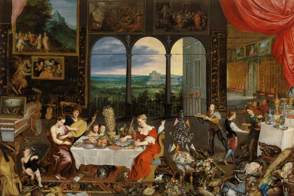 Brueghel the Elder / Senses od Jan Brueghel d. J.