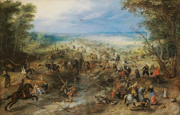 J.Brueghel d.Ä., Der Überfall od Jan Brueghel d. J.
