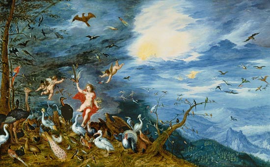 Allegory of the air with Uranus. od Jan Brueghel d. J.