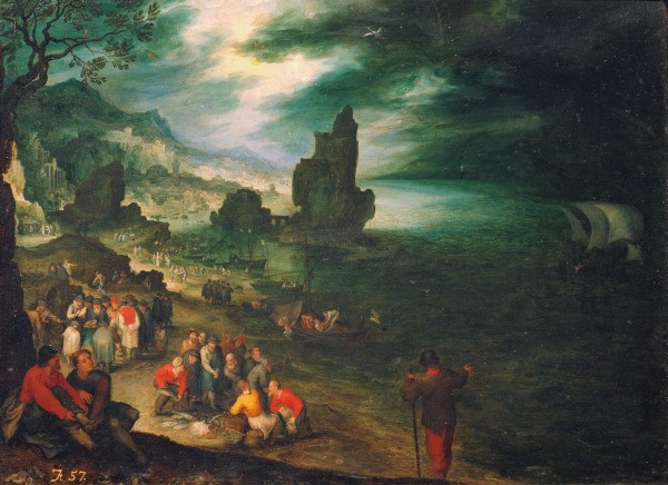 J.Brueghel d.E. / Coastal Landscape od Jan Brueghel d. J.
