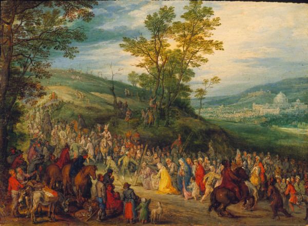 The Way to Calvary / Brueghel / c.1606 od Jan Brueghel d. J.