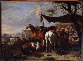 A Cavalry Camp