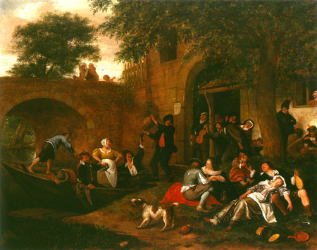Departure of the Wirthaus od Jan Havickszoon Steen
