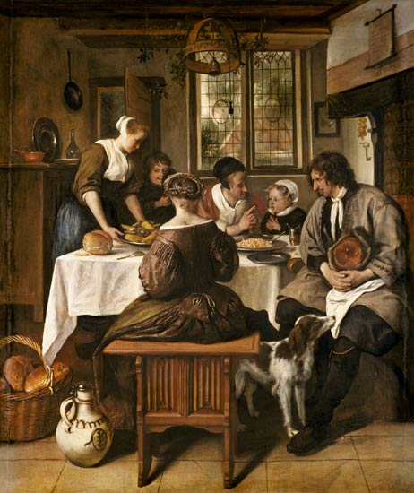 Grace before Meat od Jan Havickszoon Steen