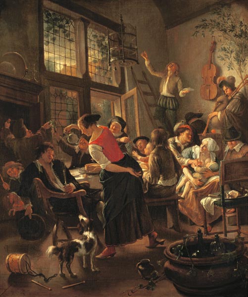 Family Meal od Jan Havickszoon Steen