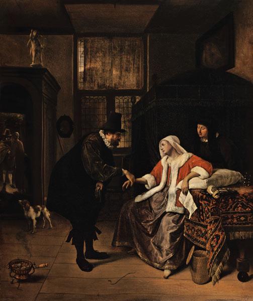 Jan Steen, Die Liebeskranke