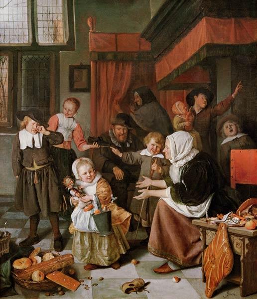 Jan Steen, Nikolausabend