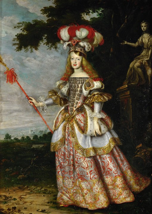 Margarita Teresa, Infanta of Spain (1651-1673), in a theatrical costume od Jan Thomas