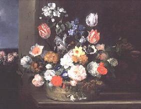 Flowers in a Basket