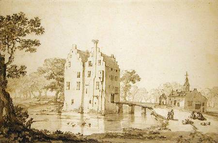 Zuylenburgh Castle (Slot Zuylen) od Jan van der Heyden