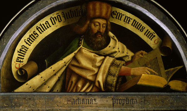 Prophet Zechariah, Jan v.Eyck,Ghent Altar od Jan van Eyck