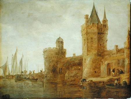 Bulwark on Water od Jan van Goyen