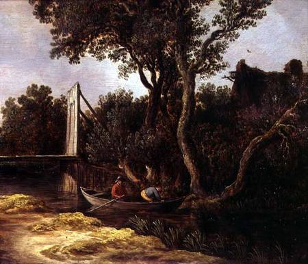 Landscape with Bridge od Jan van Goyen