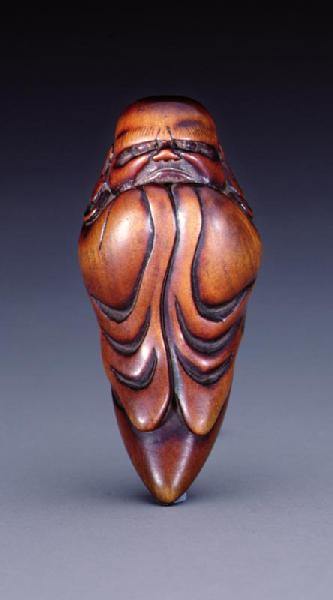 Netsuke of a Daruma ghost