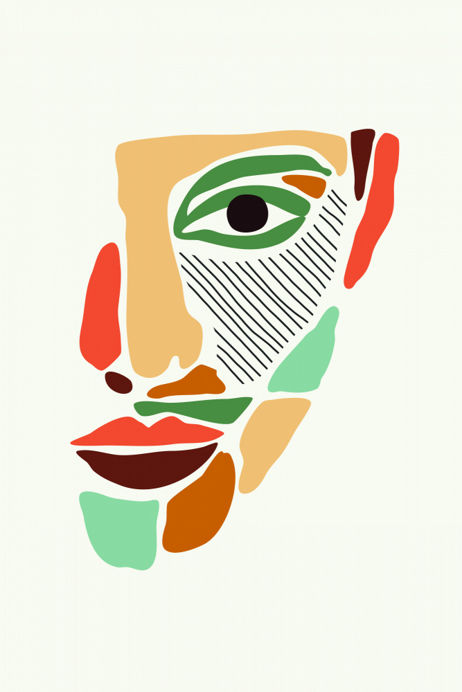Color Abstract Faces #2 od jay stanley