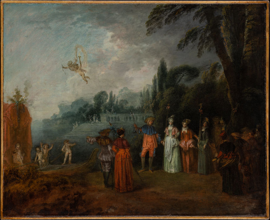 The Embarkation for Cythera od Jean-Antoine Watteau