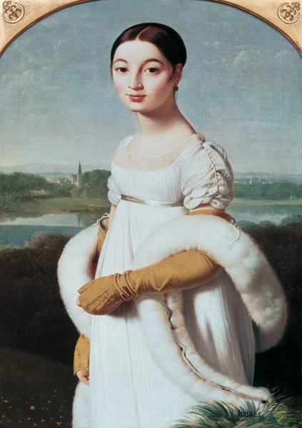 Mme Caroline Riviere od Jean Auguste Dominique Ingres