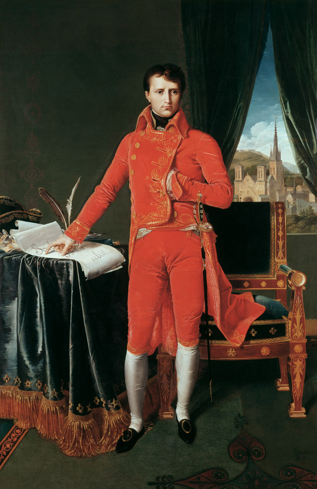 Napoleon first consul od Jean Auguste Dominique Ingres
