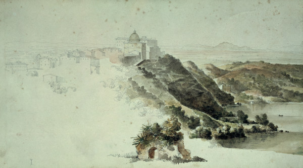 Castel Gandolfo od Jean Auguste Dominique Ingres