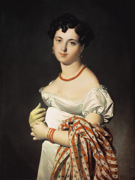 Madame Henri-Philippe-Joseph Panckouke (1787-1865) od Jean Auguste Dominique Ingres