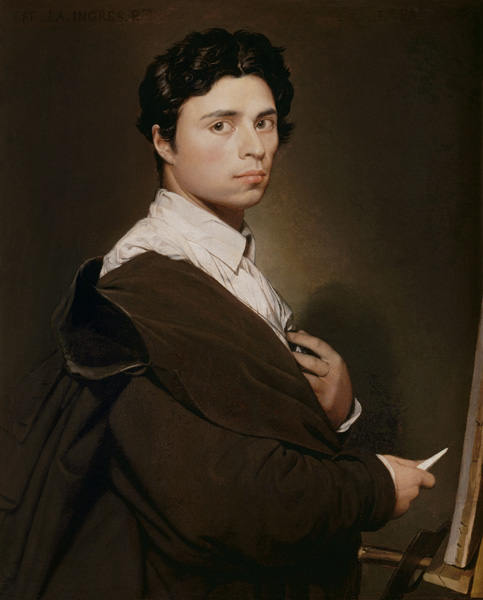 Self-portrait od Jean Auguste Dominique Ingres