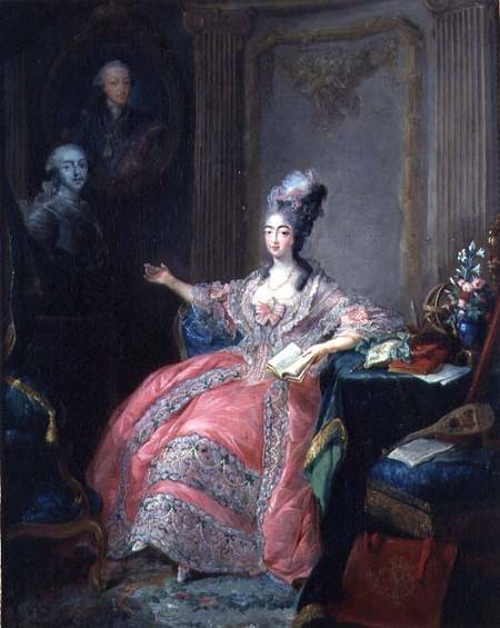 Louise Marie Josephine of Savoy, Countess of Provence (1753-1810) od Jean Baptiste Andre Gautier D'Agoty