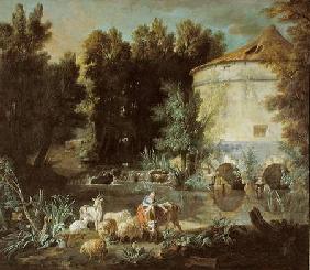 Landscape with a Round Tower