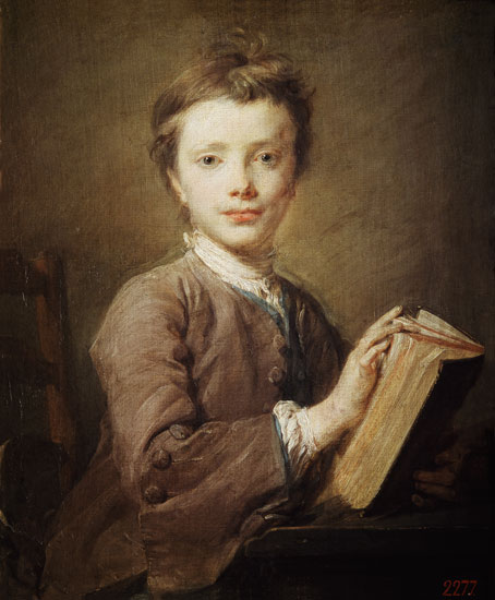 A Boy with a Book od Jean-Baptiste Perronneau