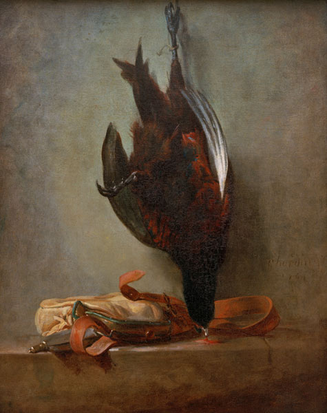 Pheasant and Hunt Satchel od Jean-Baptiste Siméon Chardin